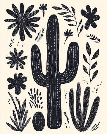 Cactus Concert (unframed)
