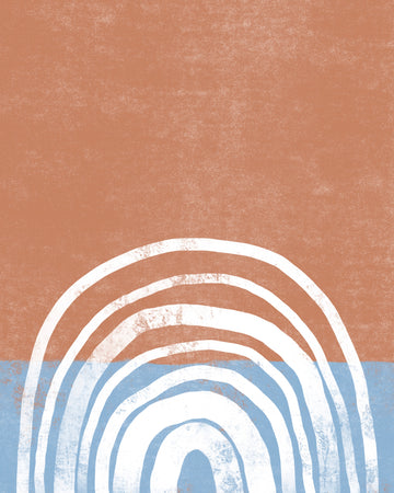 Baby Blue Unframed
