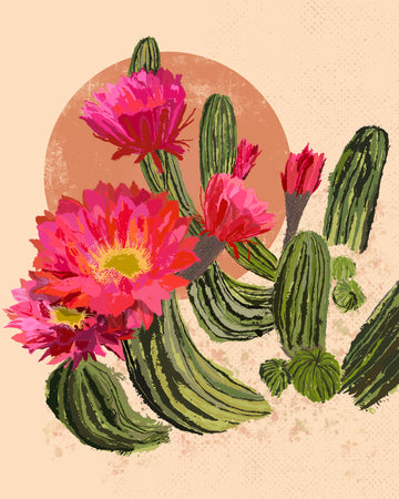 Cactus Clay unframed