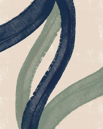 Passing Lane Blue Unframed