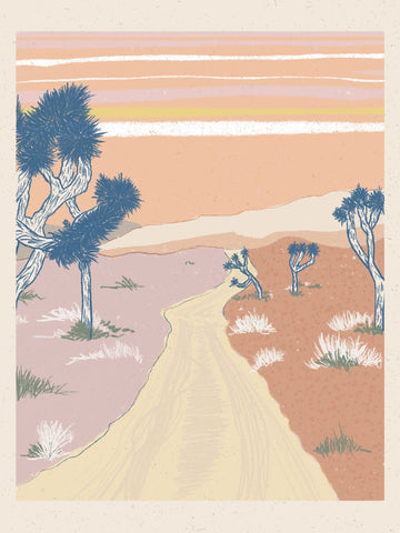 Sunset Drive Unframed