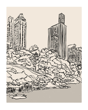 Central Park unframed