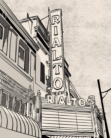 Rialto (South Pasadena) Unframed