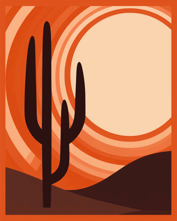 Sunset in Santa Fe Unframed