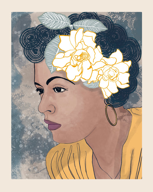 Lady Day (Billie Holiday) unframed