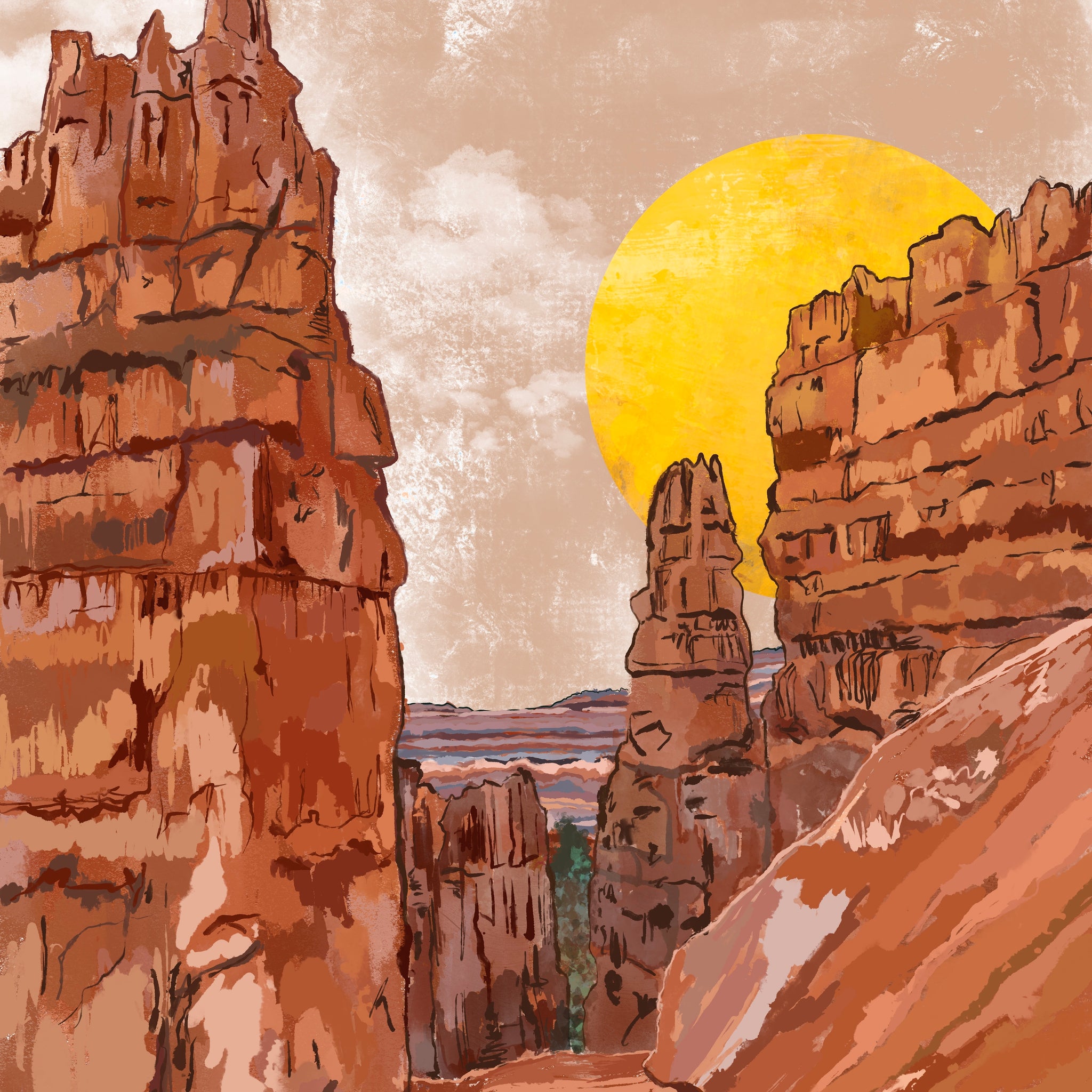 Bryce Canyon unframed