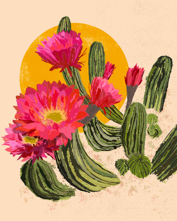 Cactus Gold unframed