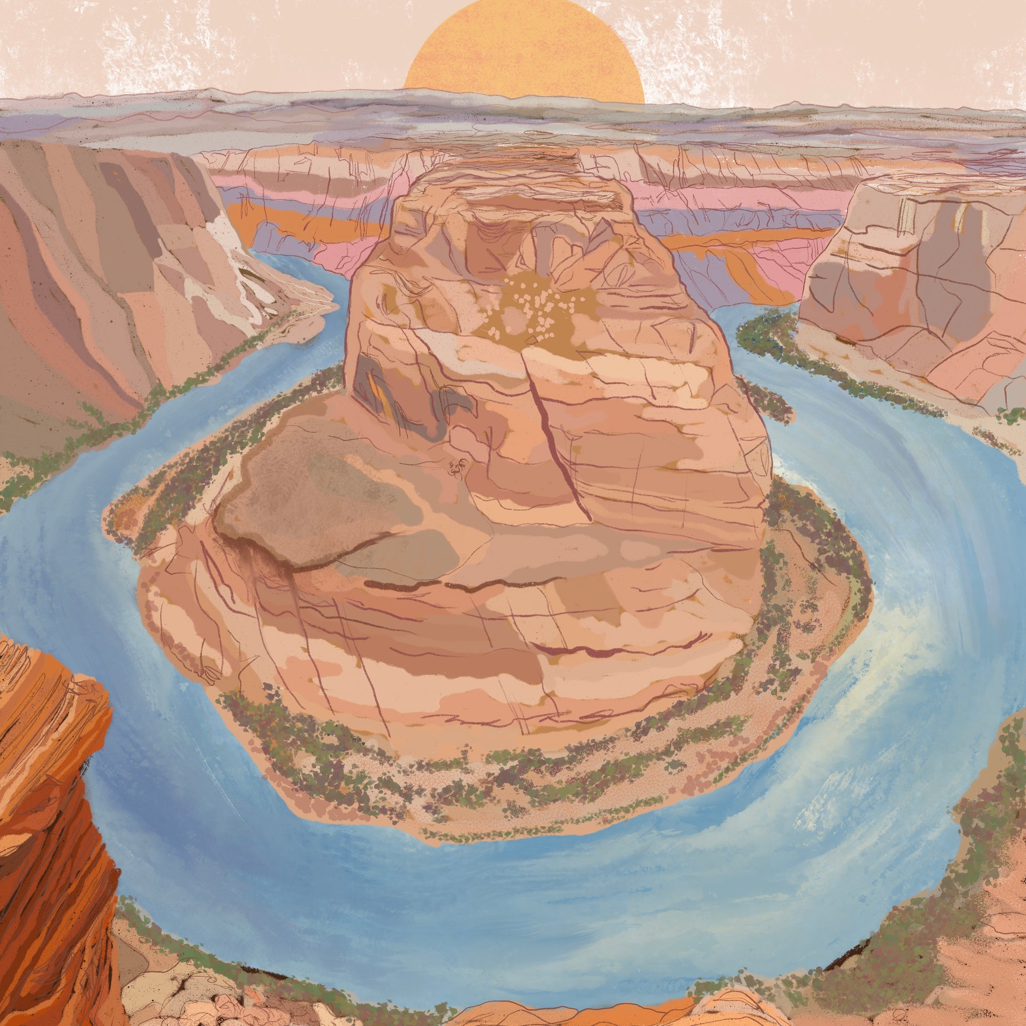 Horseshoe Bend (Grand Canyon) unframed