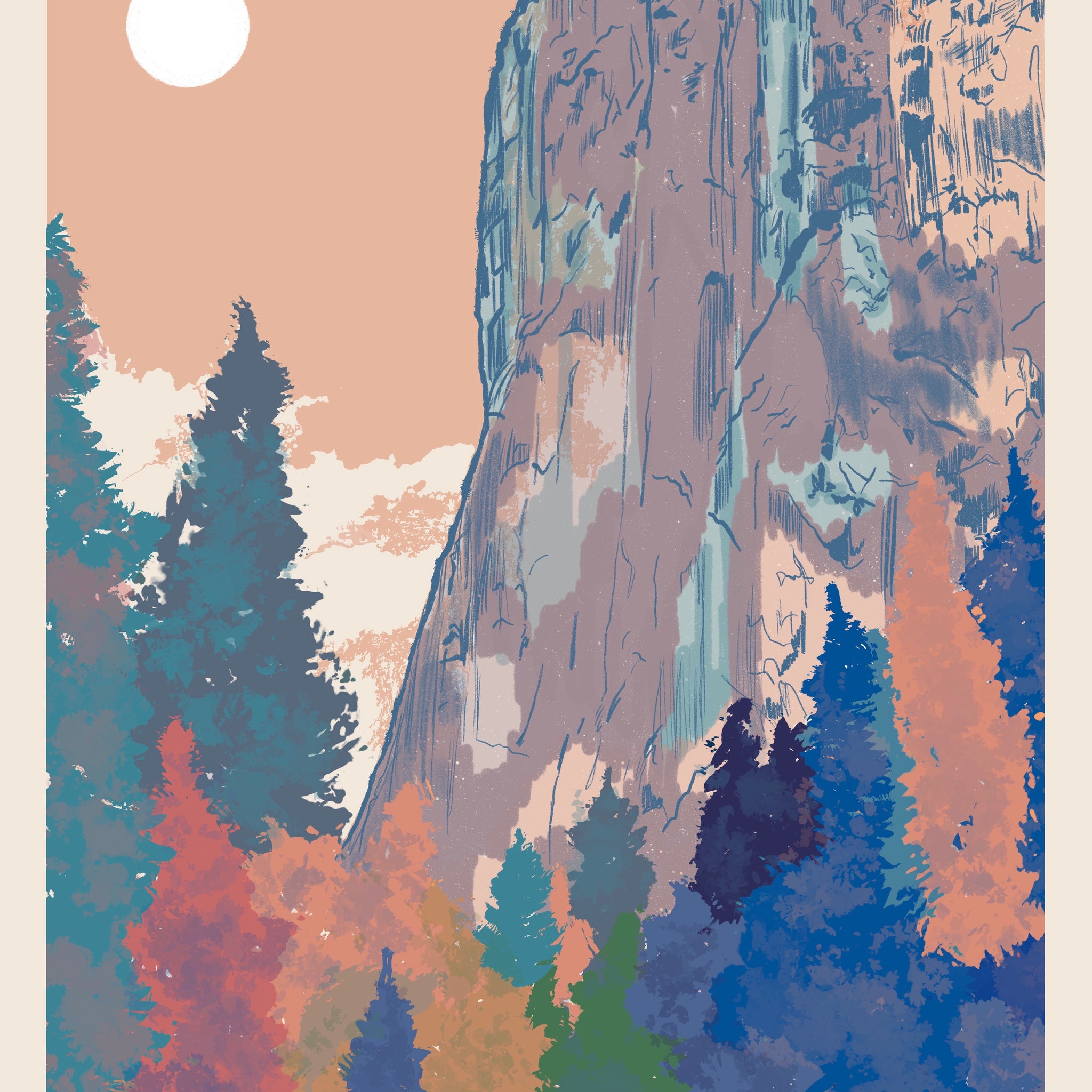 El Capitan (Yosemite) unframed