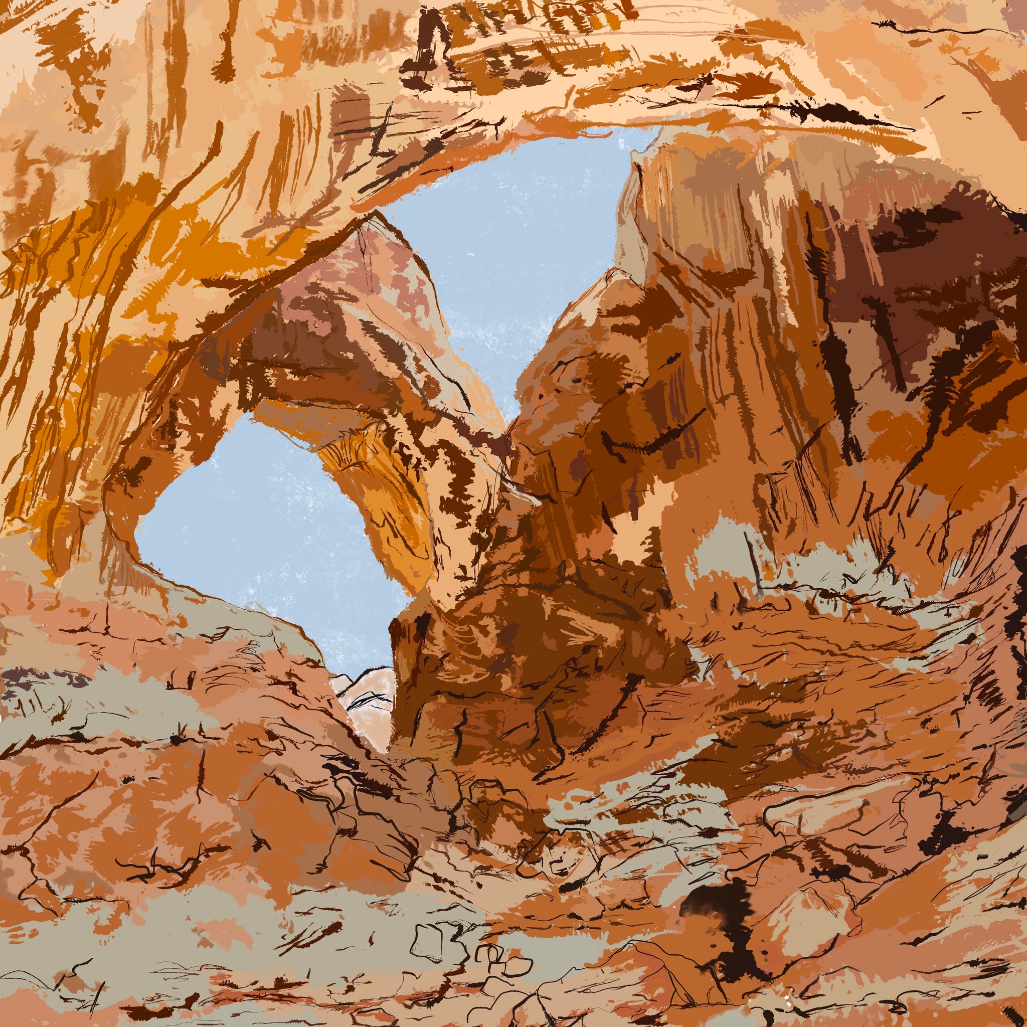 Moab Arches unframed