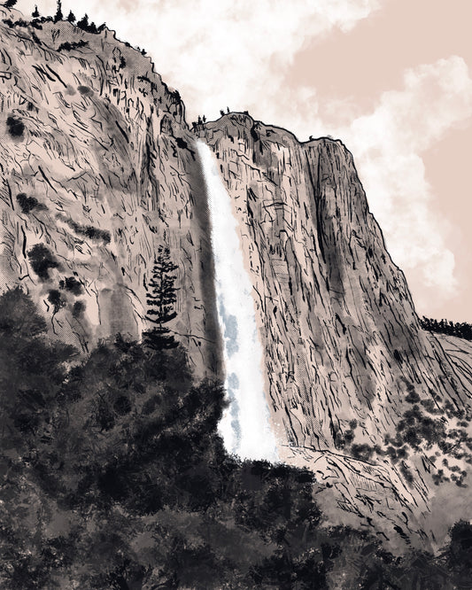 Yosemite Falls unframed