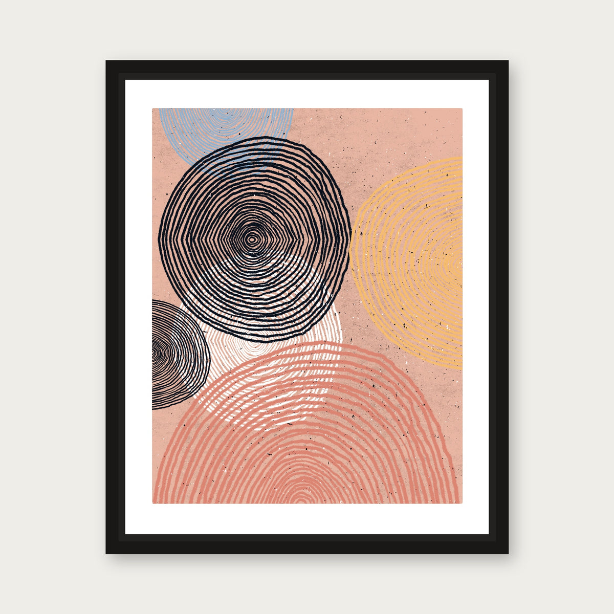Altruism Floating Frame Canvas - Black floating frame