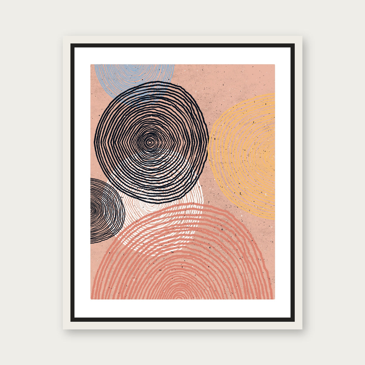 Altruism Floating Frame Canvas - White floating frame
