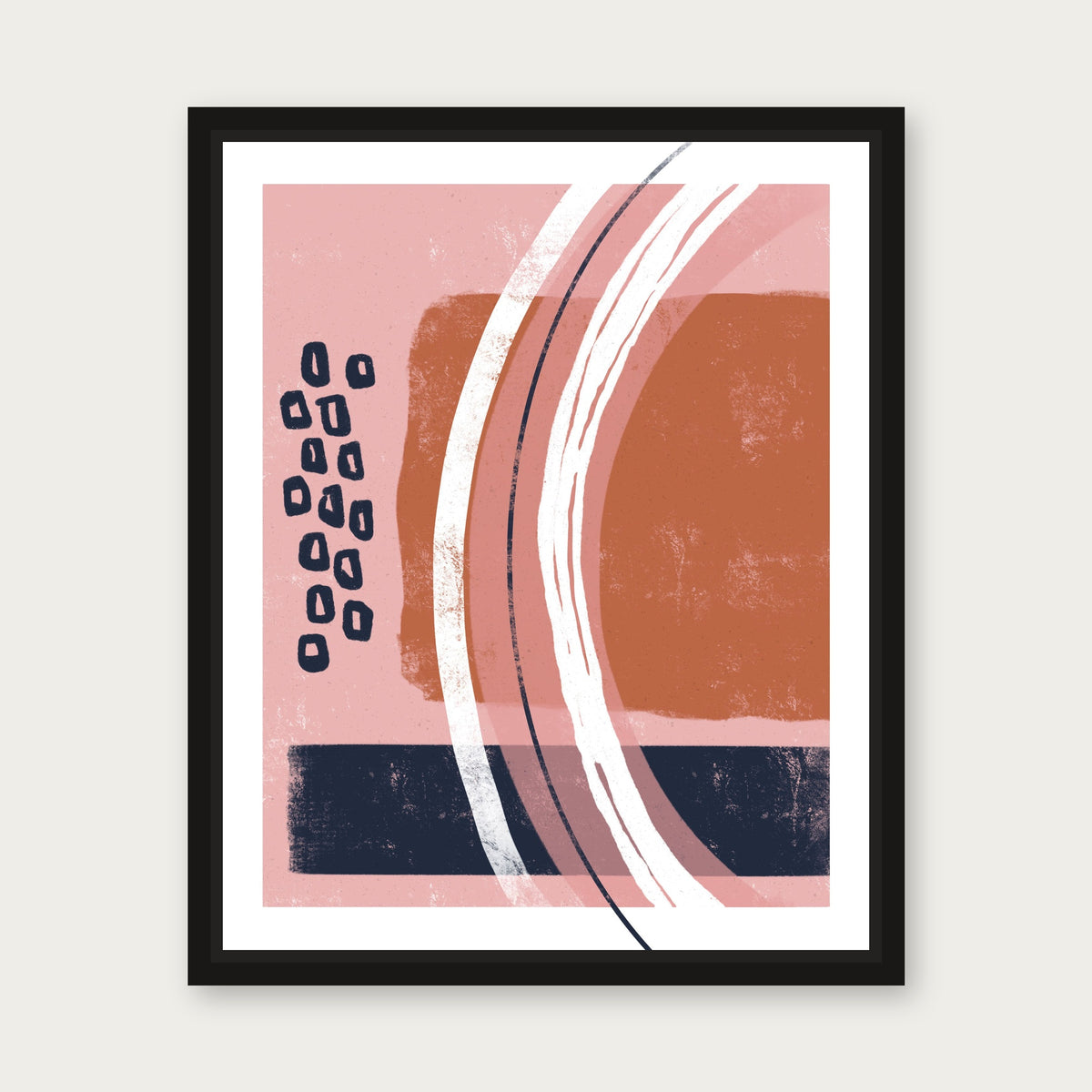 Ascension 2 Floating Frame Canvas - Black floating frame