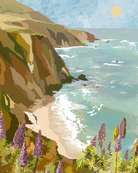 Mornings in Big Sur unframed