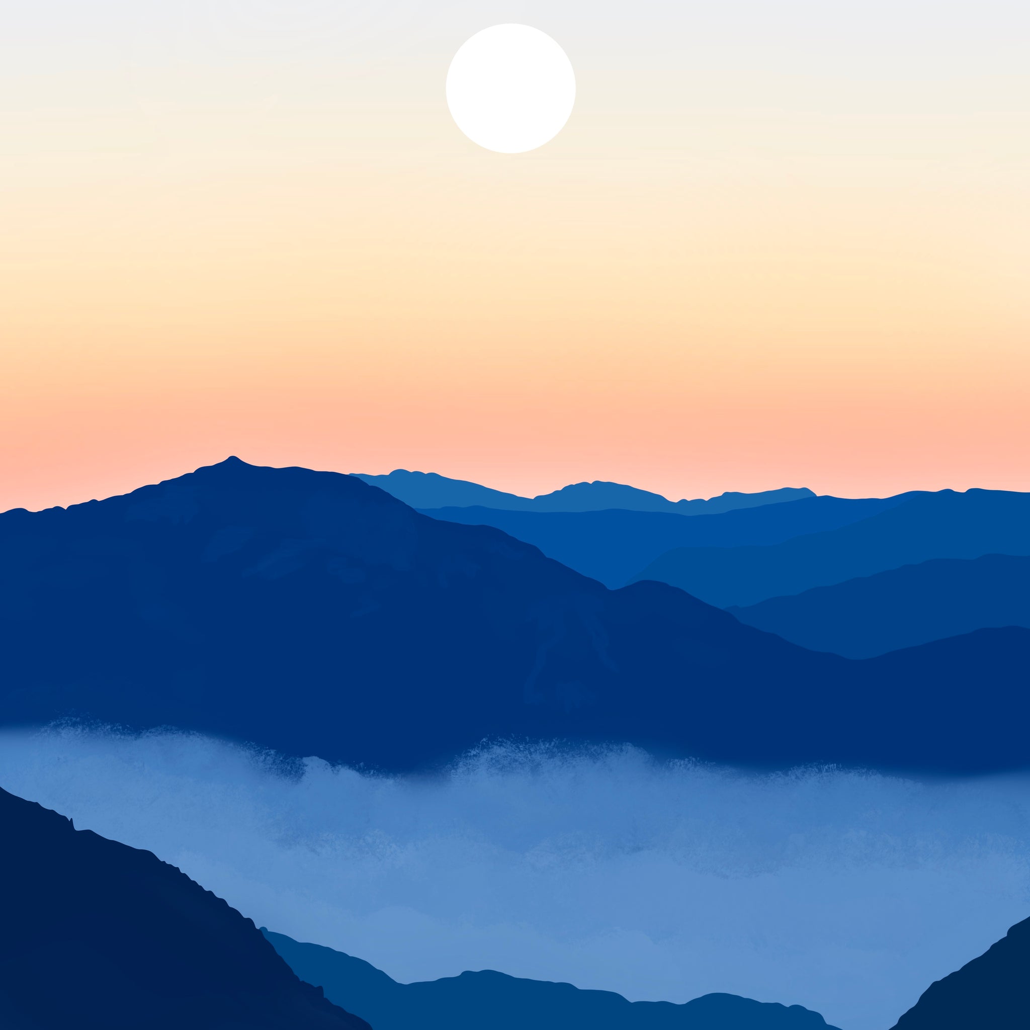 Mountain Mornings unframed