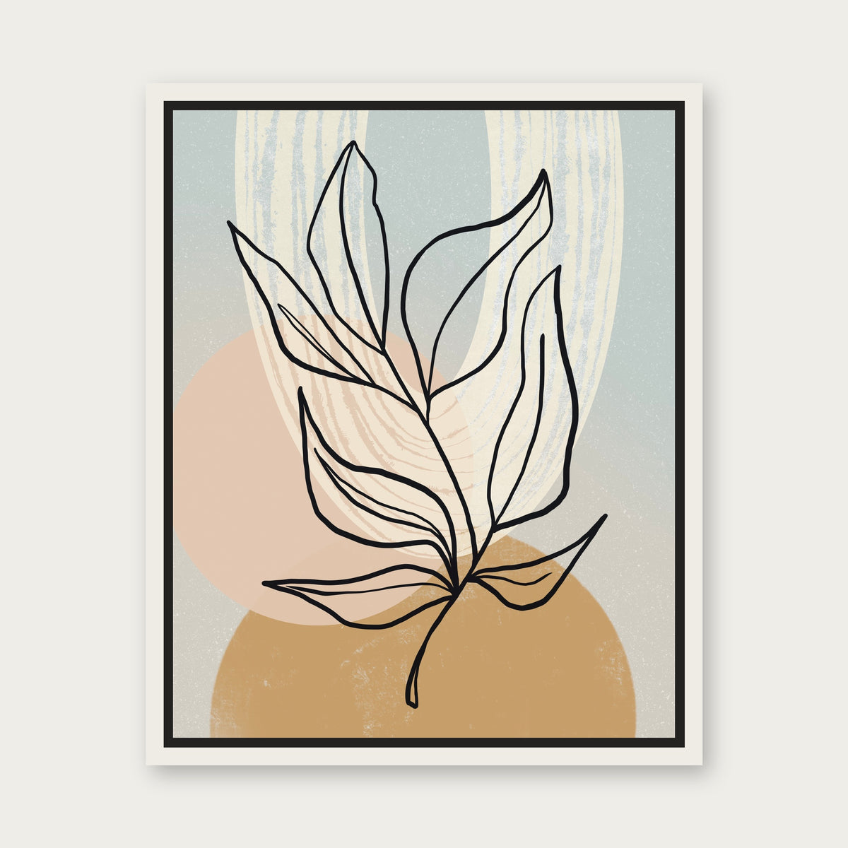 Brentwood Floating Frame Canvas - White floating frame