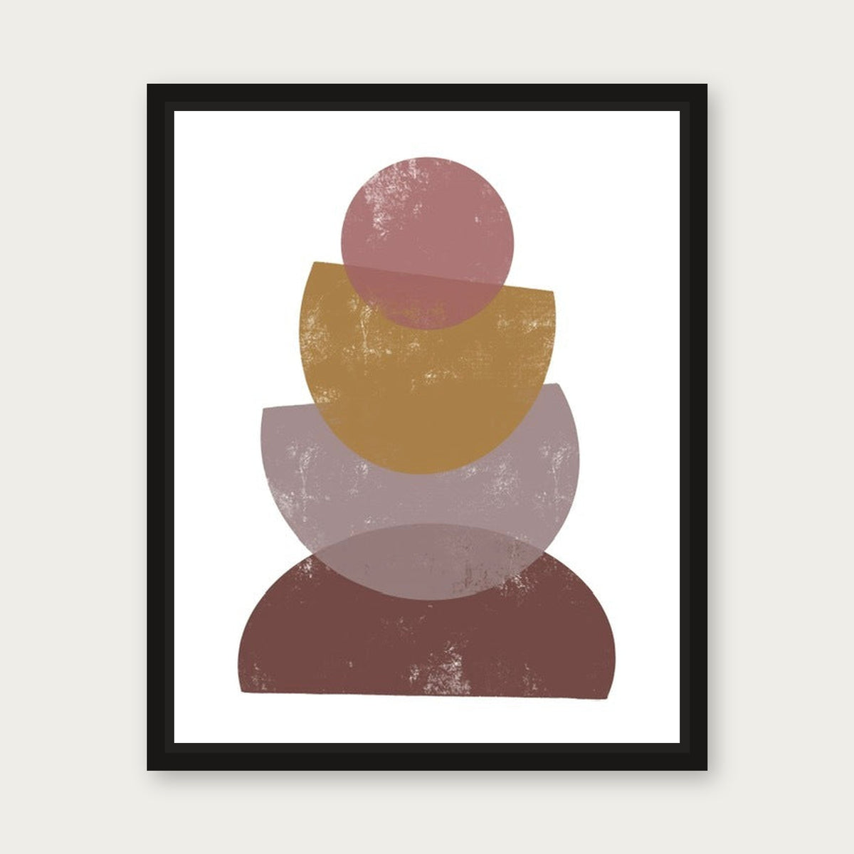 Clay Potter Floating Frame Canvas - Black floating frame