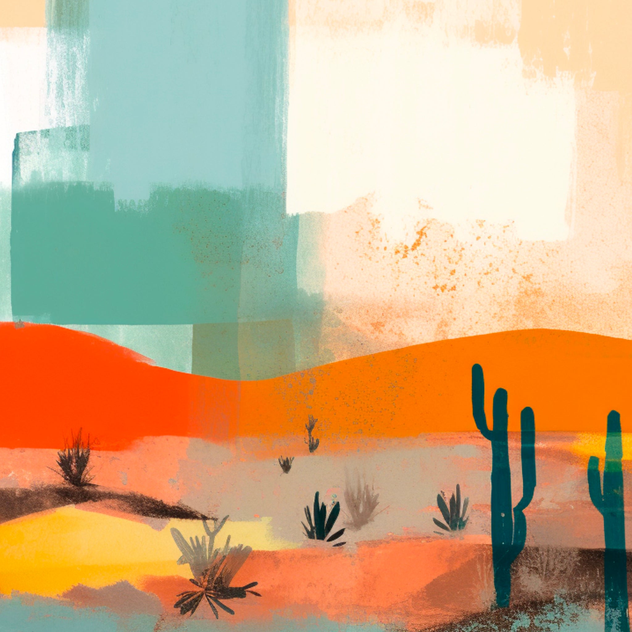 Desert Smile unframed