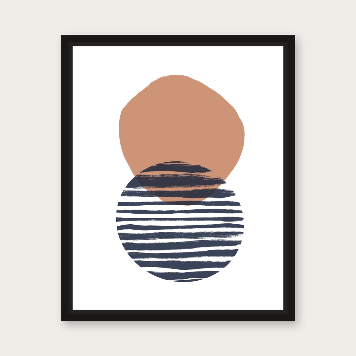 Elevate Floating Frame Canvas - Black floating frame