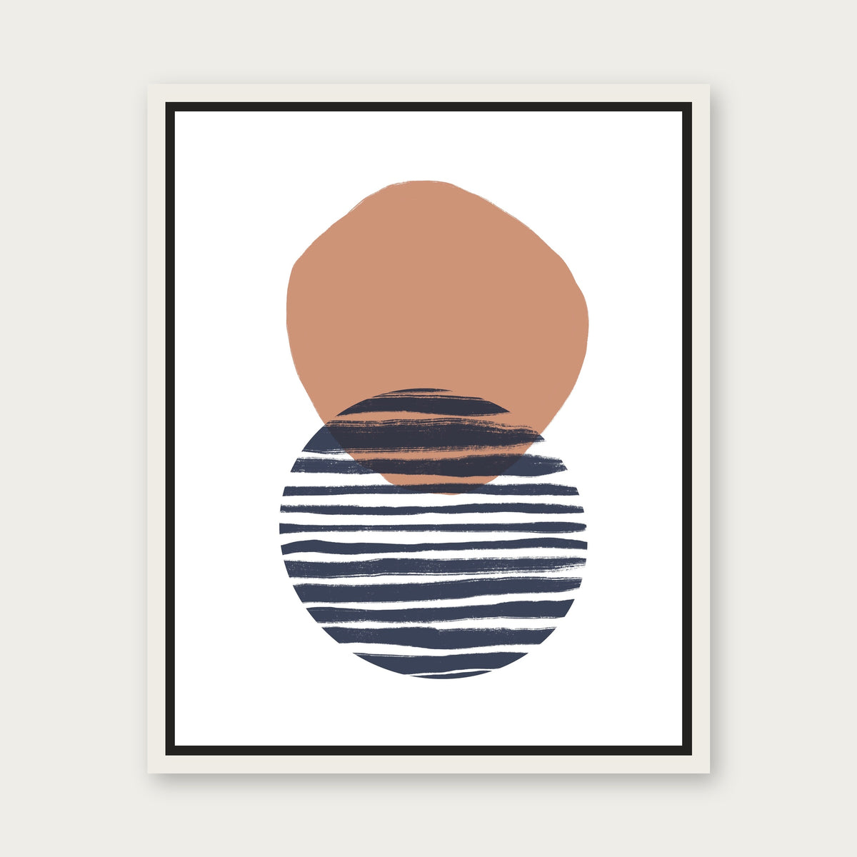 Elevate Floating Frame Canvas - White floating frame