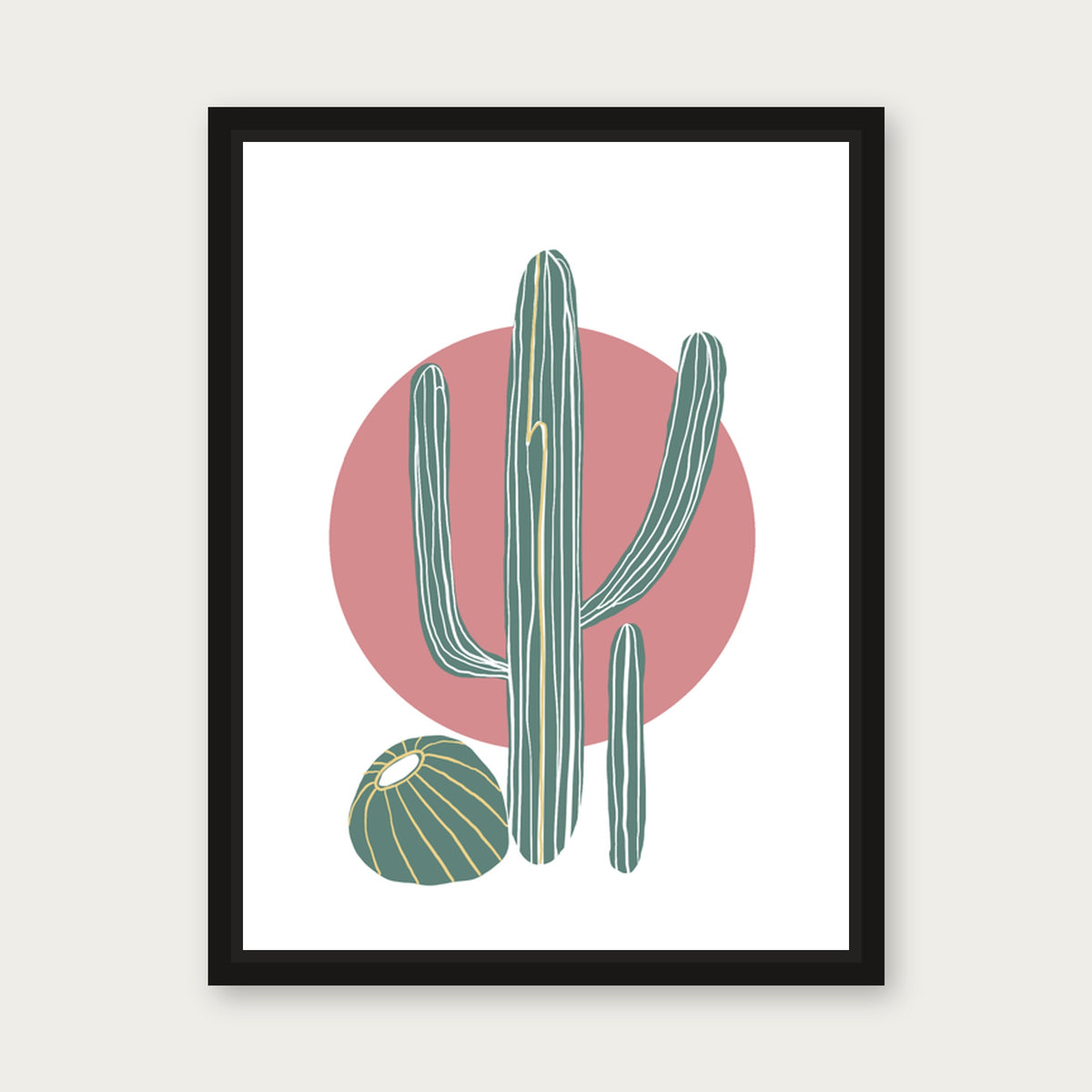 Fave 1 Floating Frame Canvas - Black floating frame