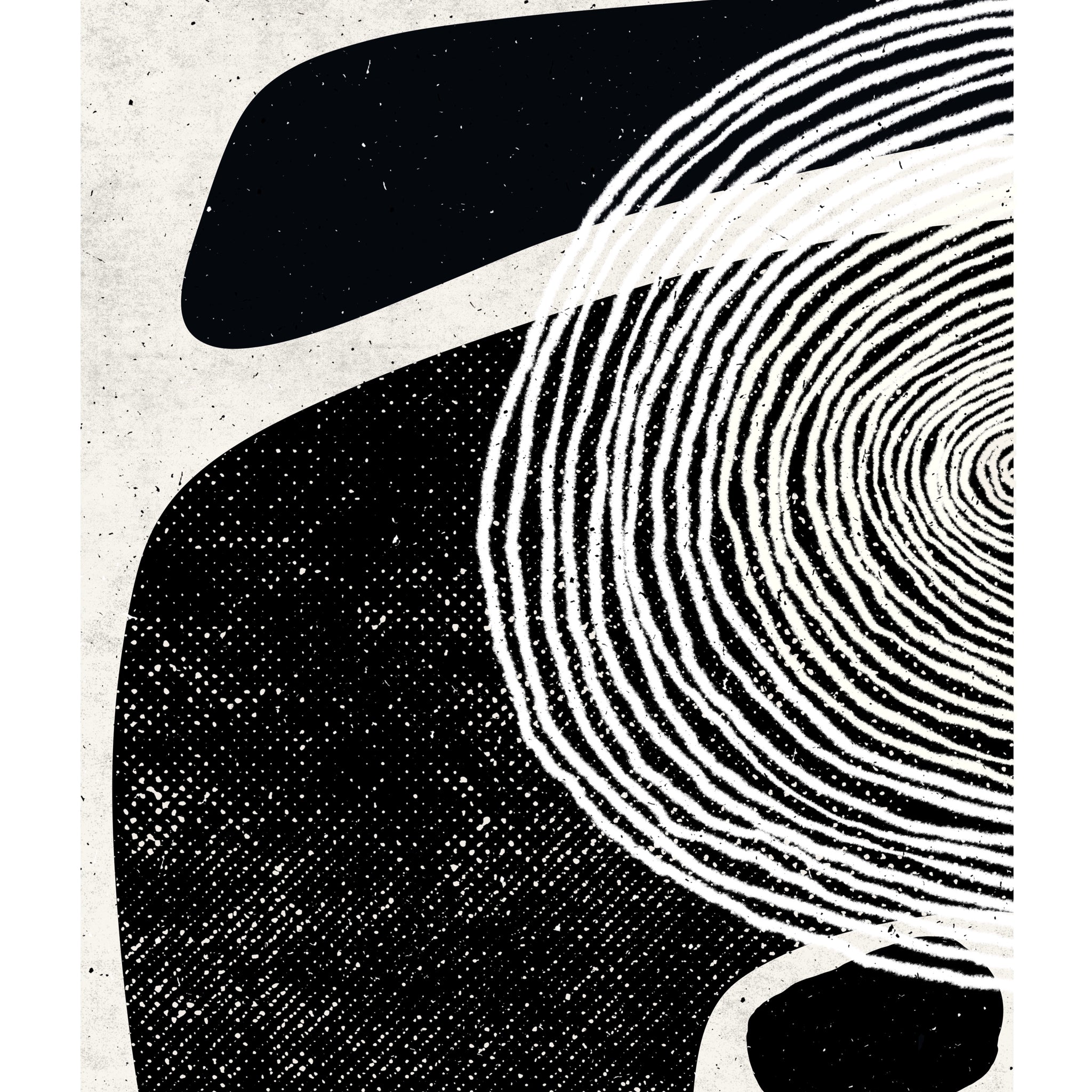 Generous B&W unframed