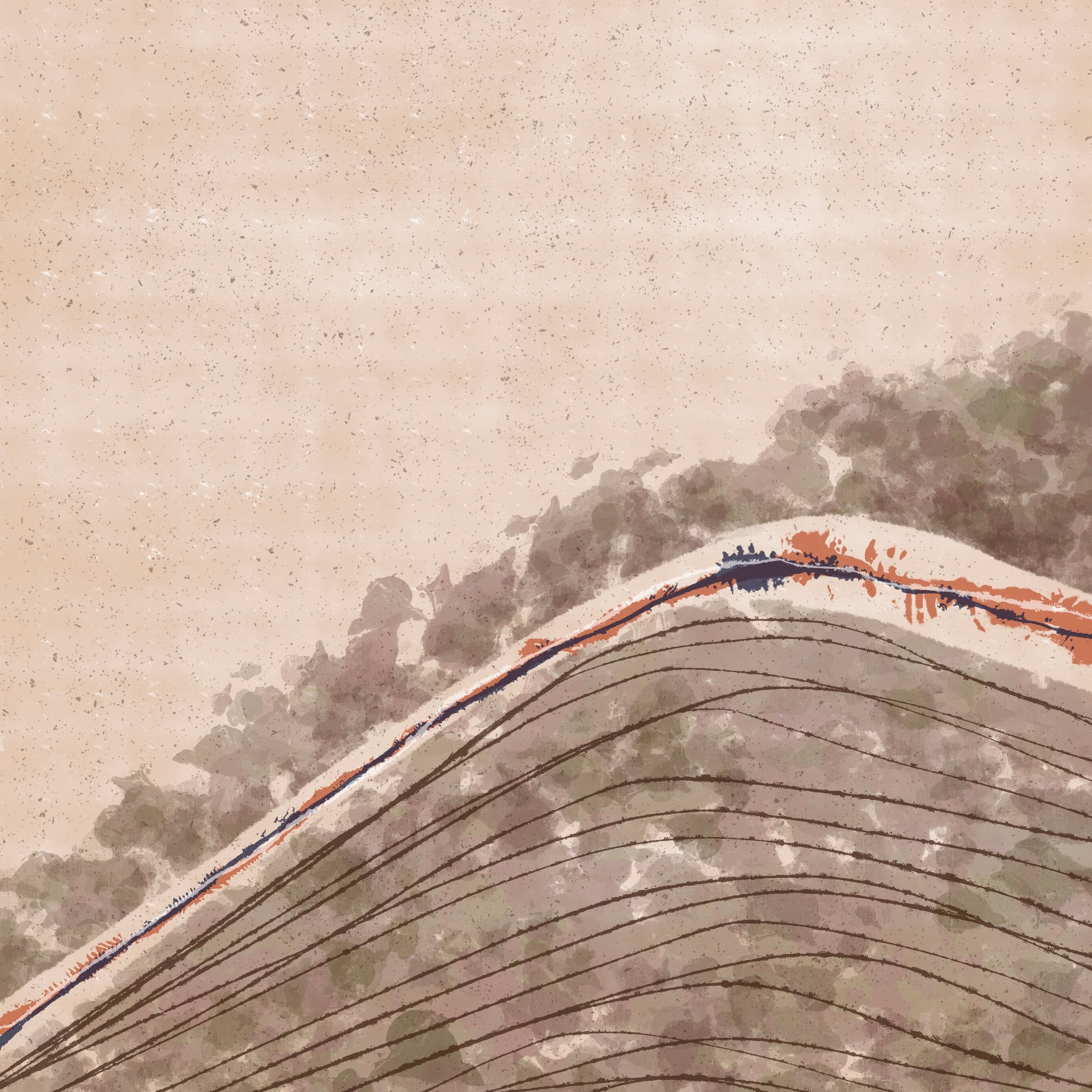 Go West unframed