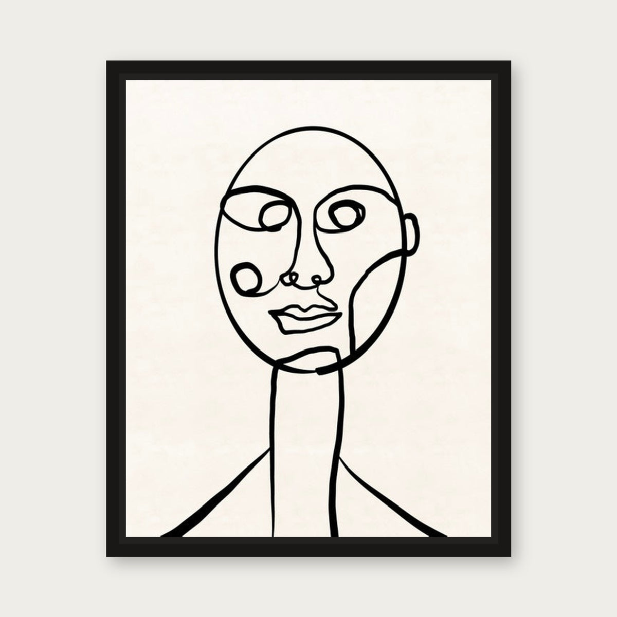 Hey There Floating Frame Canvas - Black floating frame