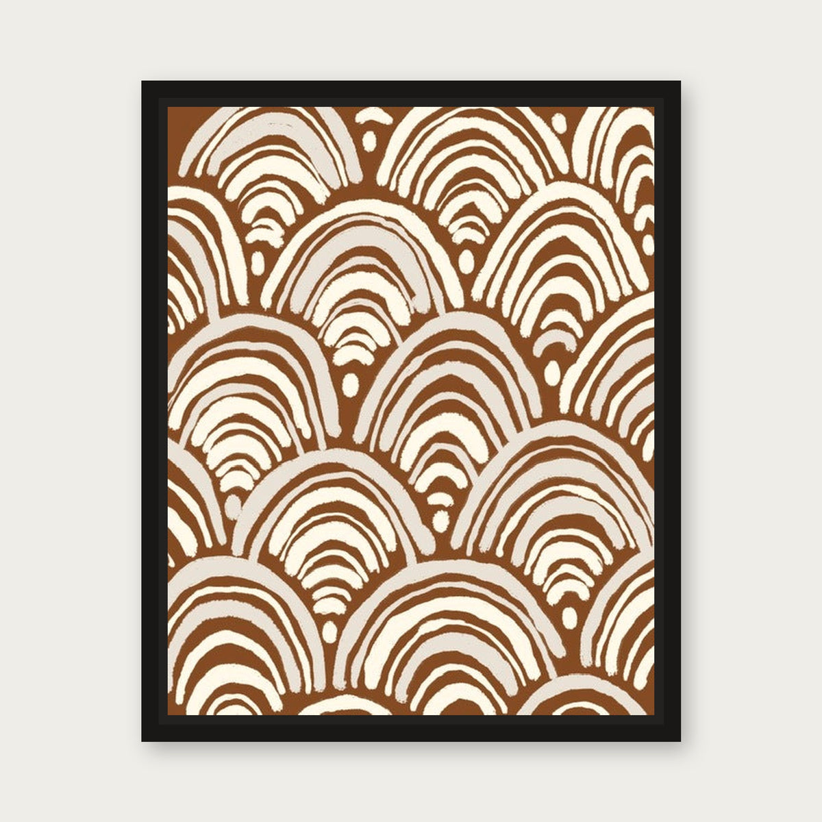 High Counsel Floating Frame Canvas - Black floating frame