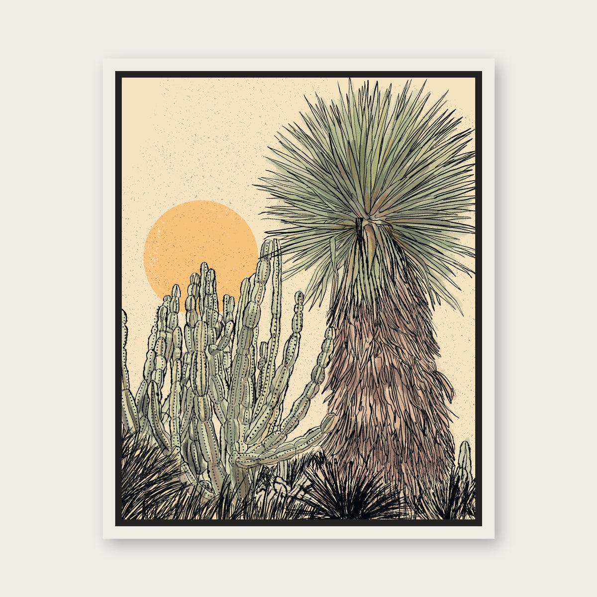 Hold Hands 1 Floating Frame Canvas - White floating frame