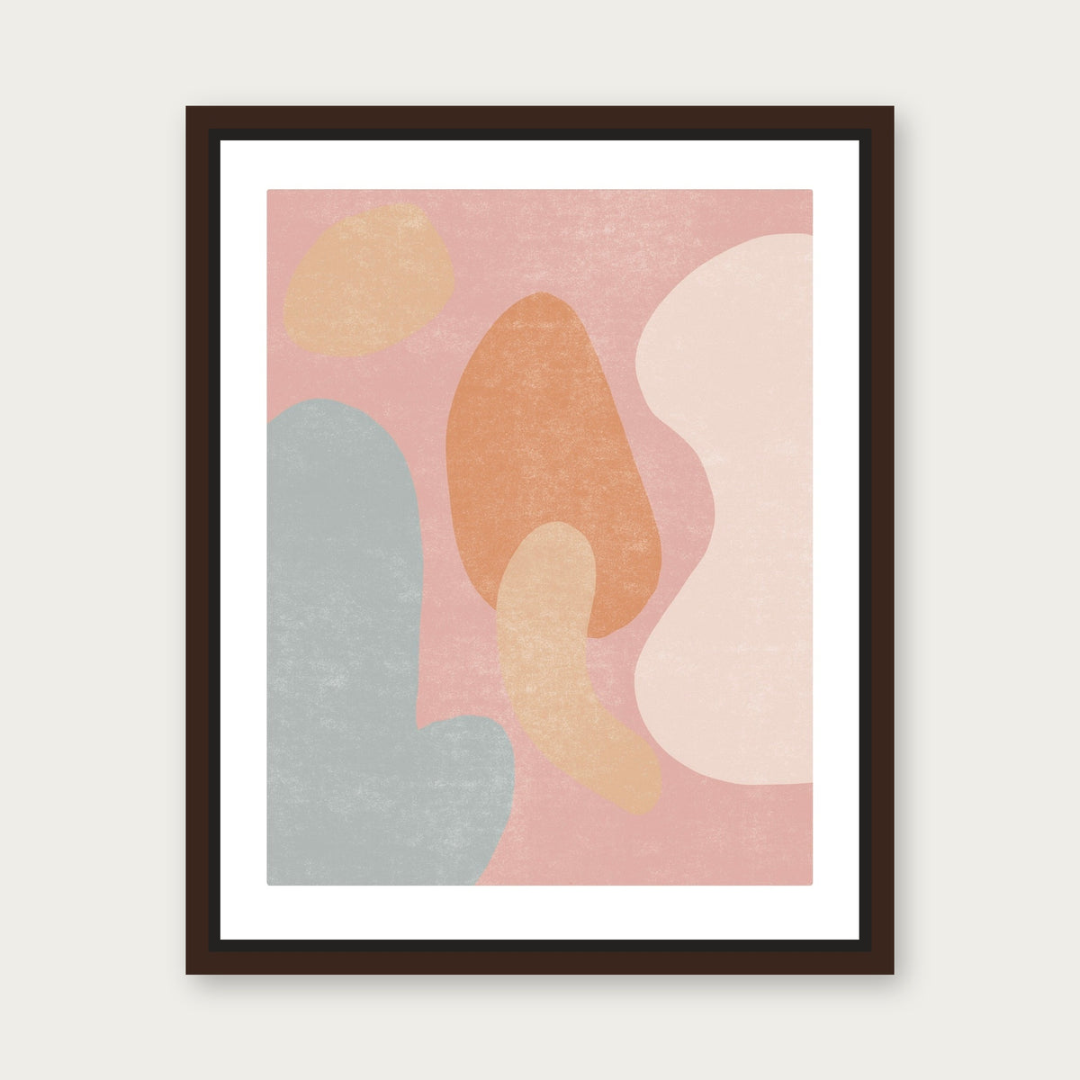 I Ll Remember April 1 Floating Frame Canvas - Espresso floating frame