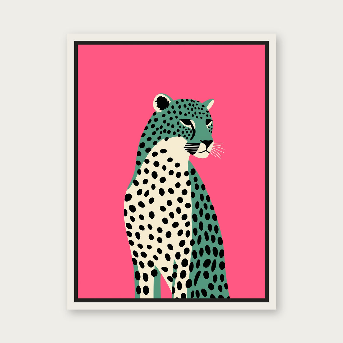 Mochi Floating Frame Canvas - White floating frame
