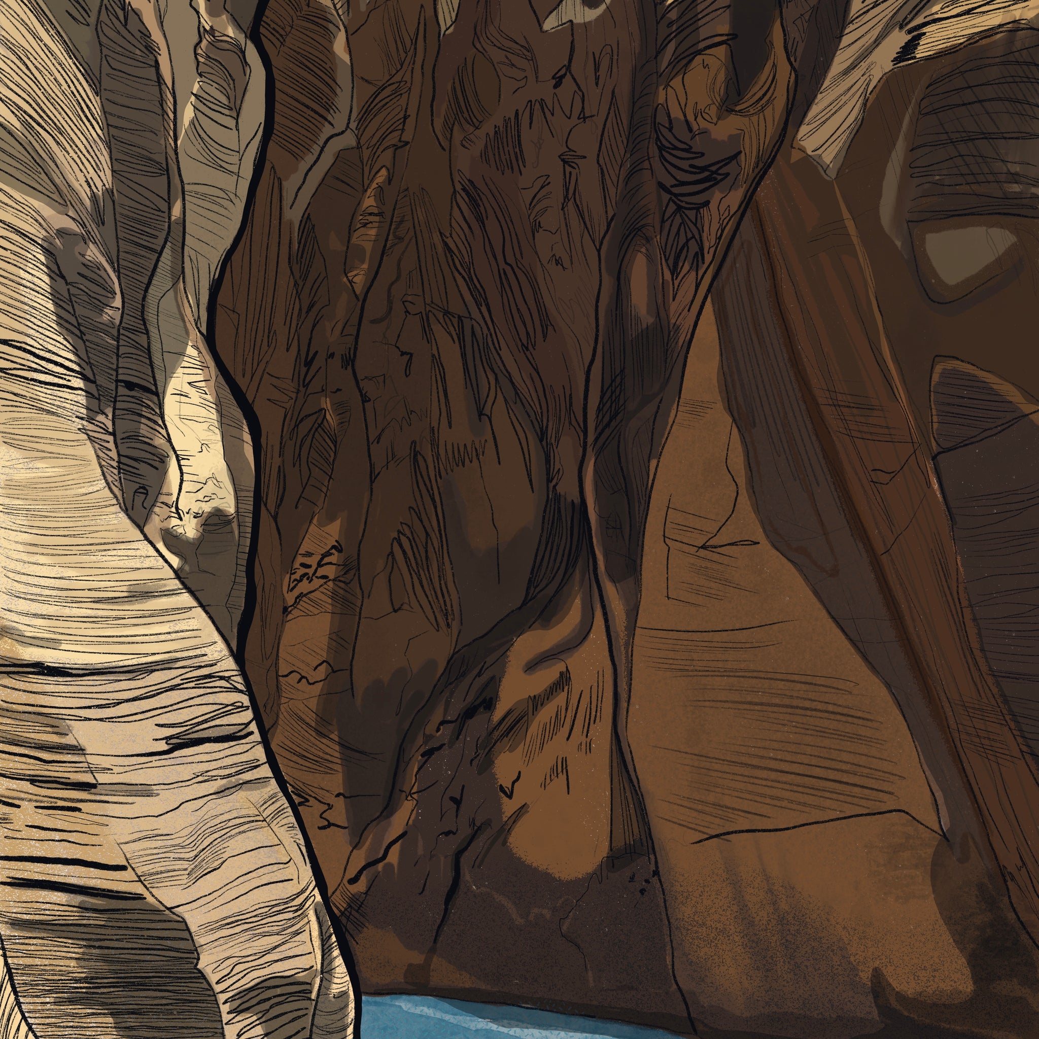 The Narrows (Zion) Unframed