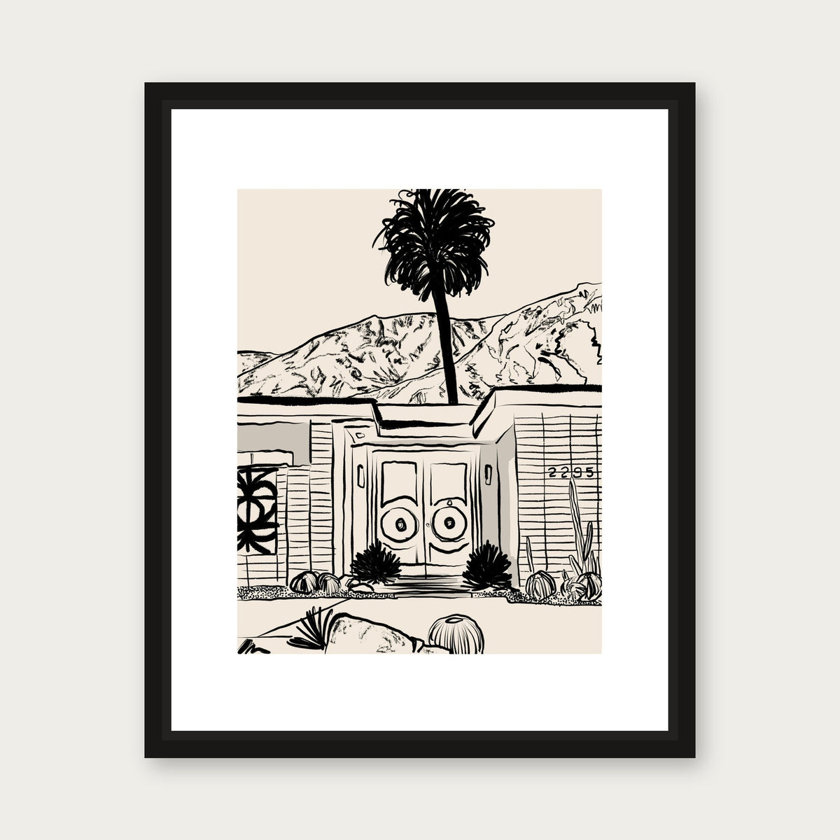 Nice Easy Floating Frame Canvas - Black floating frame