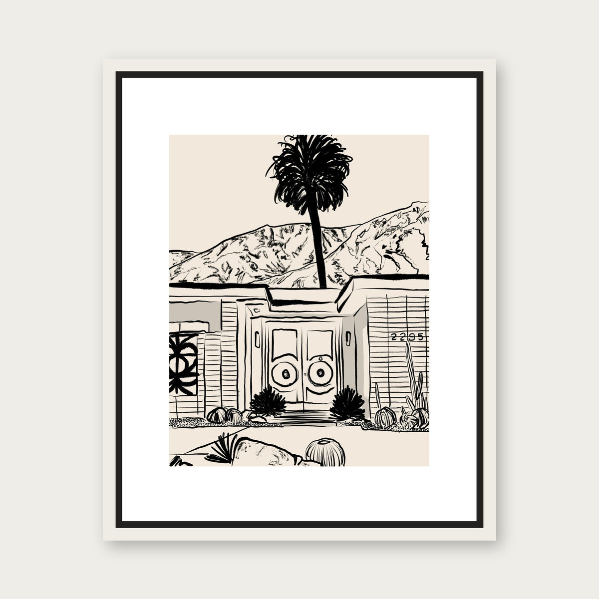 Nice Easy Floating Frame Canvas - White floating frame