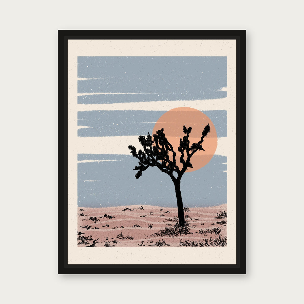 Northstar 1 Floating Frame Canvas - Black floating frame