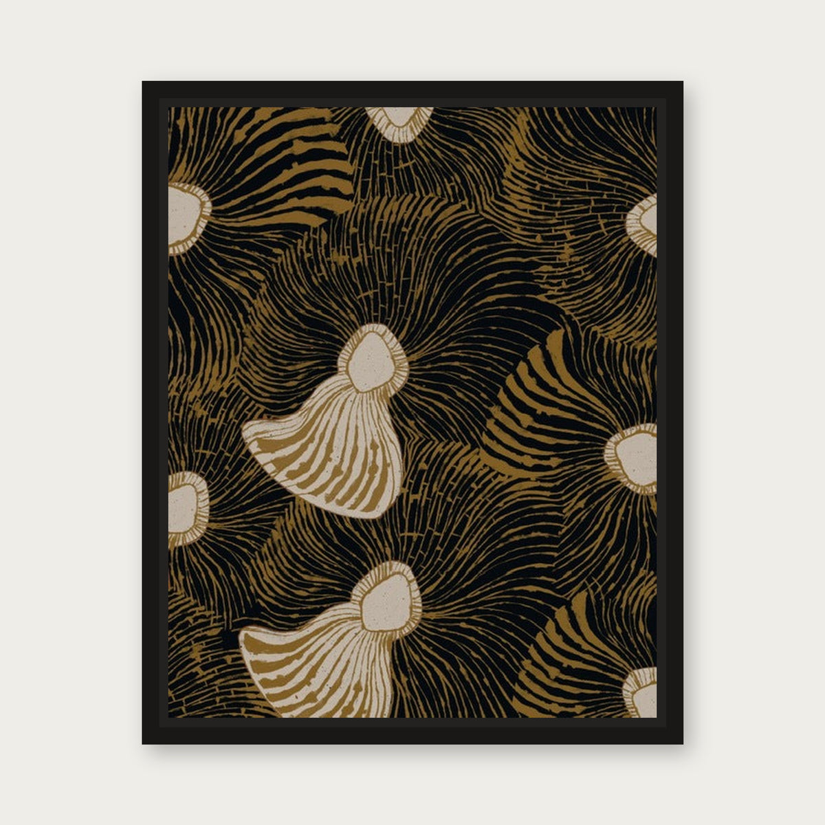 Nyumbani Floating Frame Canvas - Black floating frame