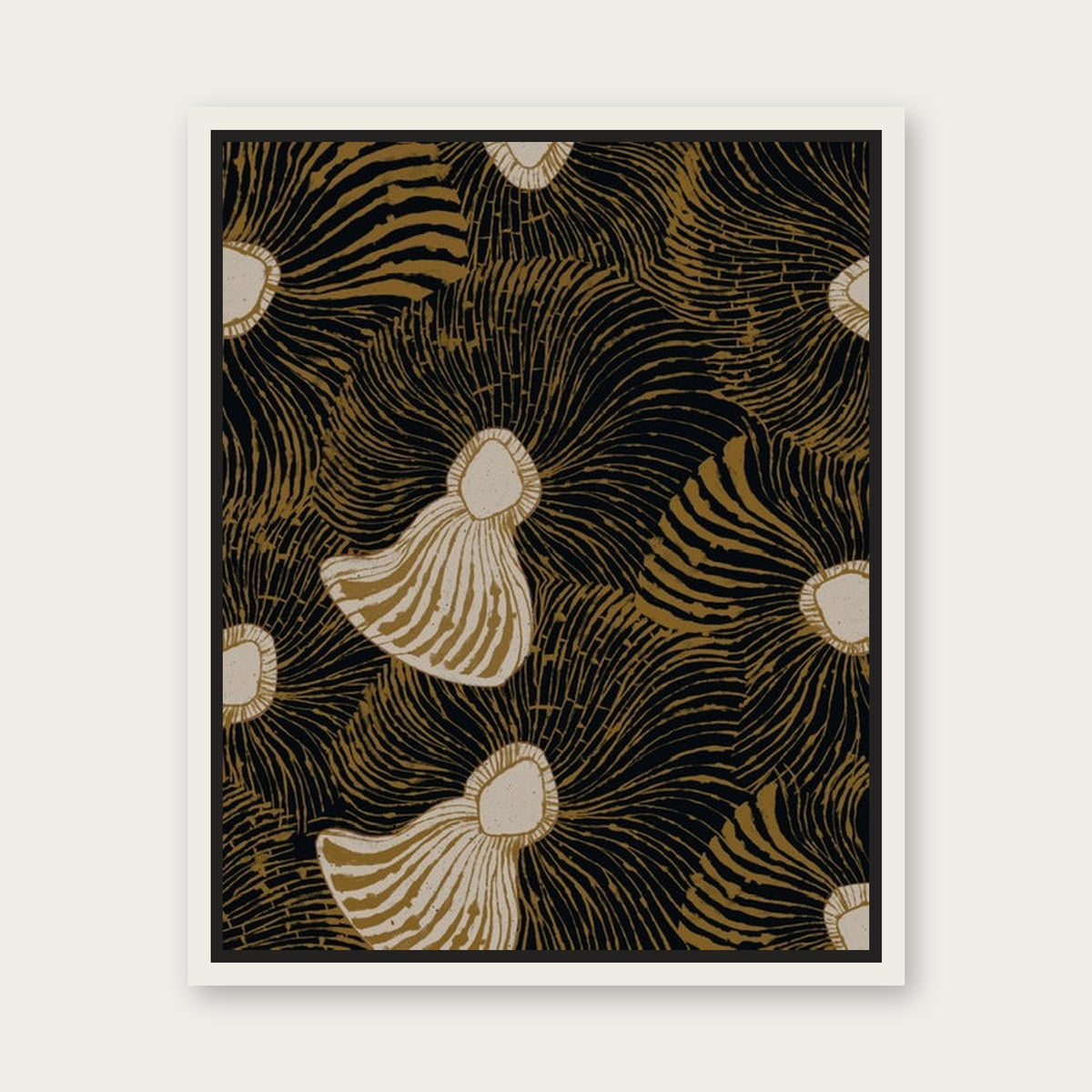 Nyumbani Floating Frame Canvas - White floating frame