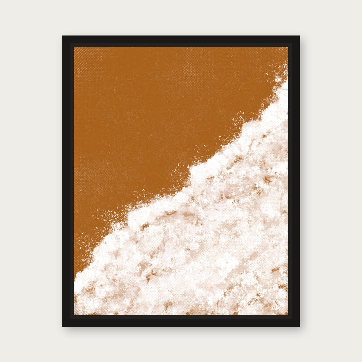 Porto Covo Floating Frame Canvas - Black floating frame