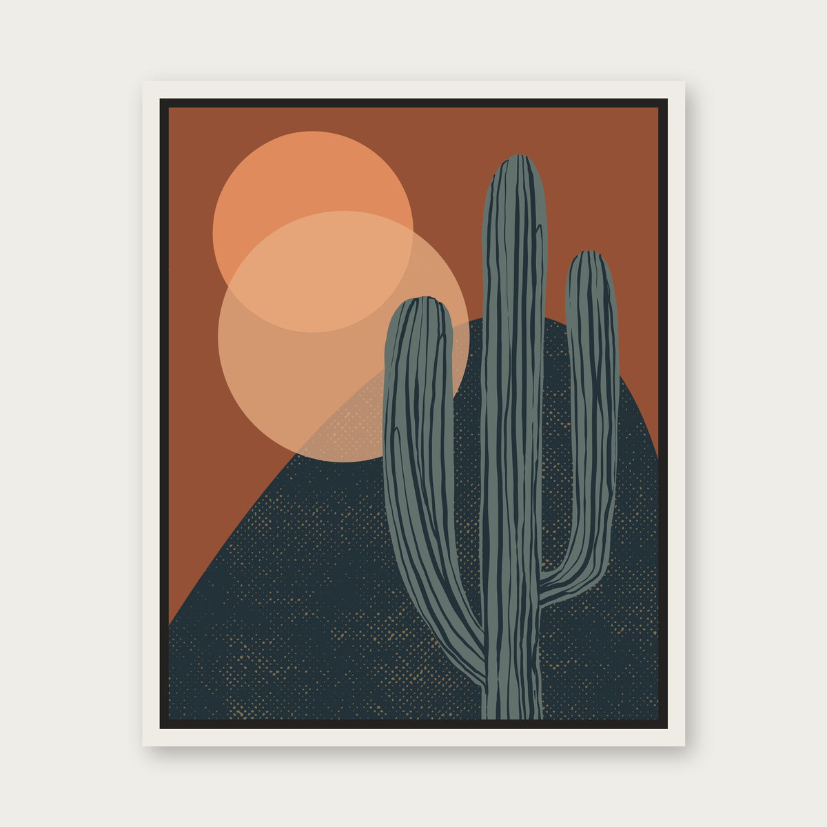 Quiet Time Floating Frame Canvas - White floating frame