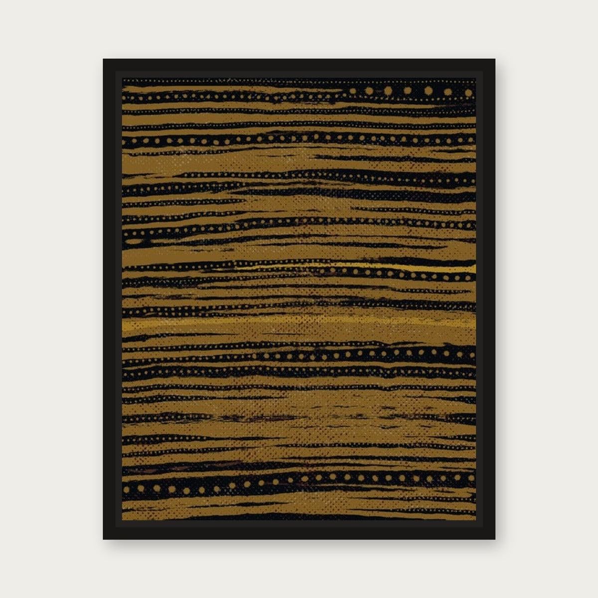 Regal Floating Frame Canvas - Black floating frame