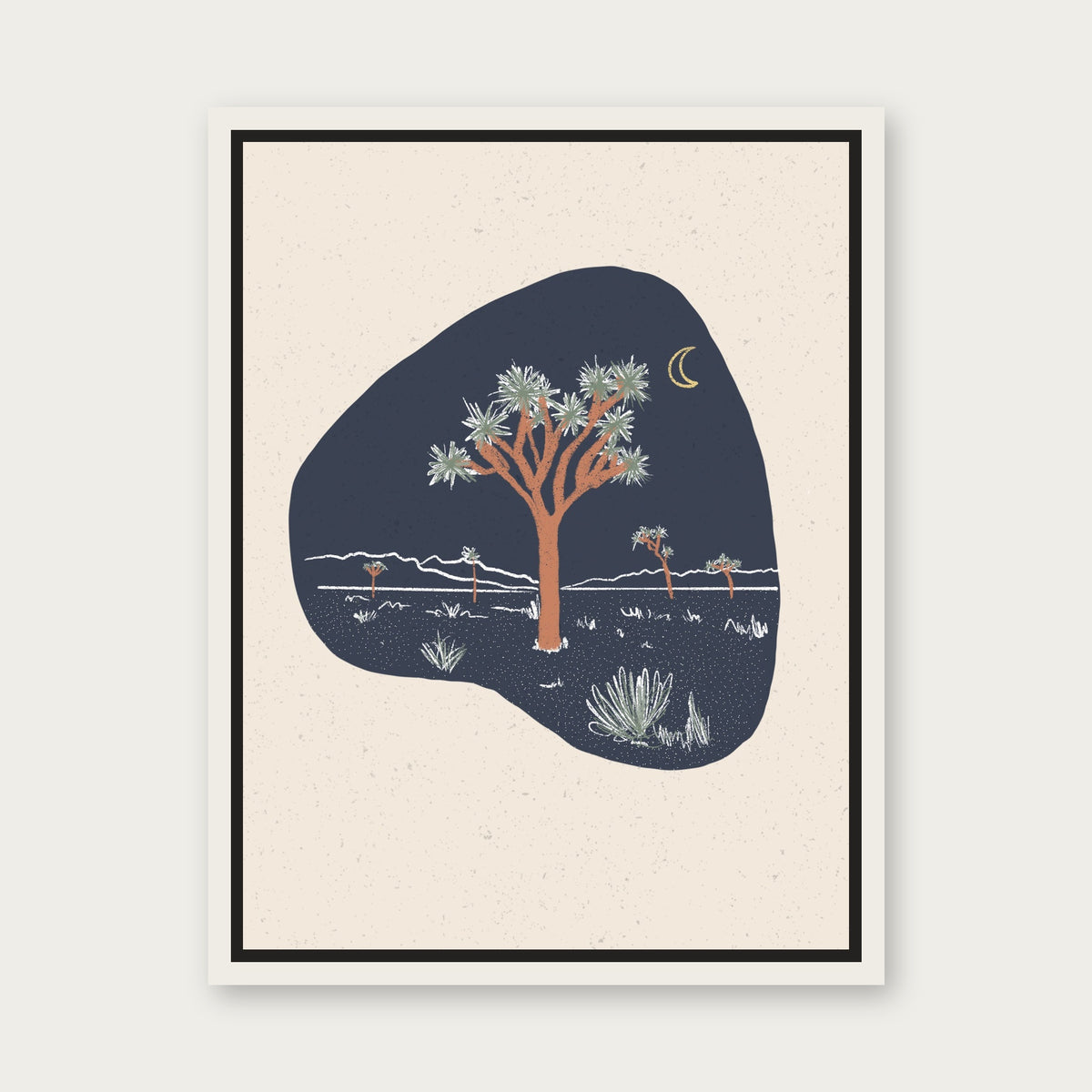 Retreat 1 Floating Frame Canvas - White floating frame
