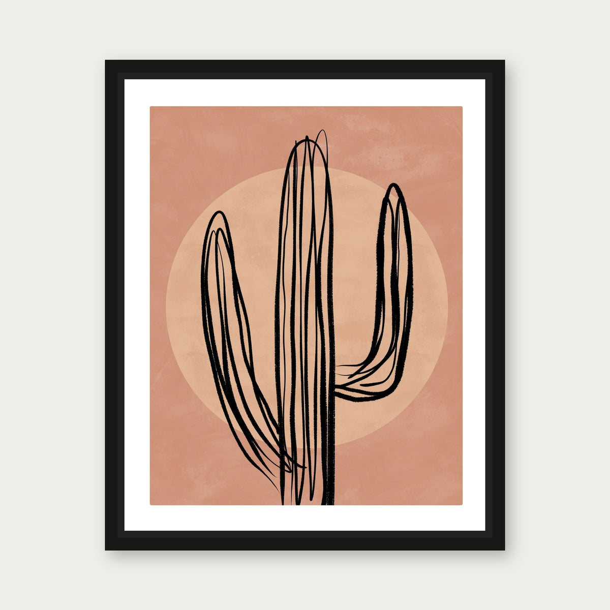 Ronin 1 Floating Frame Canvas - Black floating frame