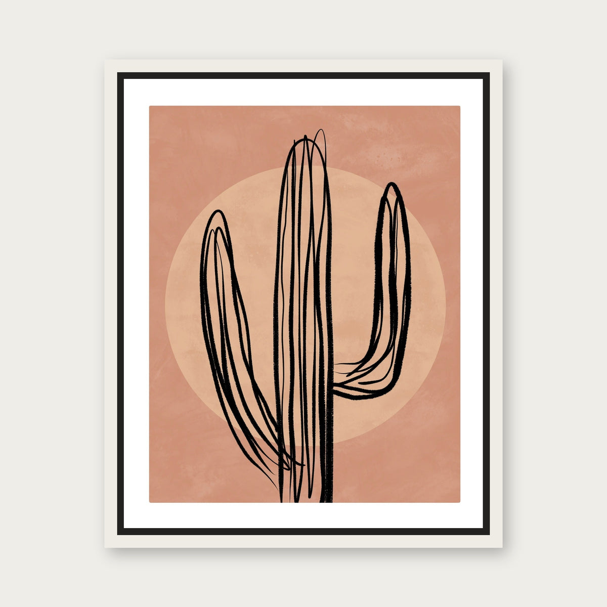 Ronin 1 Floating Frame Canvas - White floating frame
