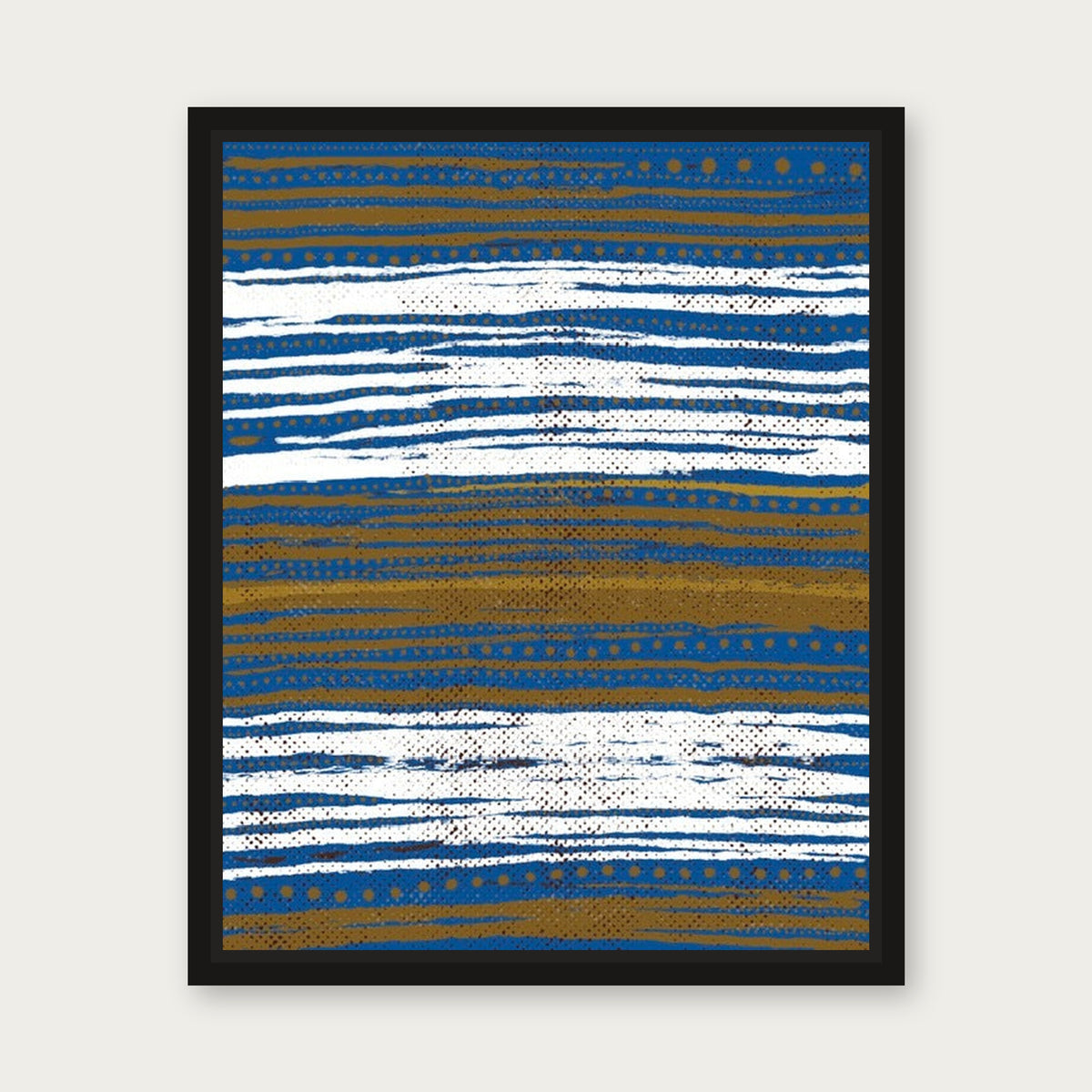 Royal Floating Frame Canvas - Black floating frame