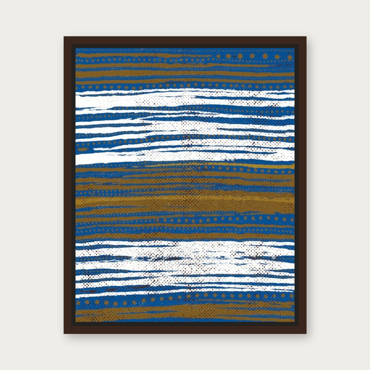 Royal Floating Frame Canvas - Espresso floating frame