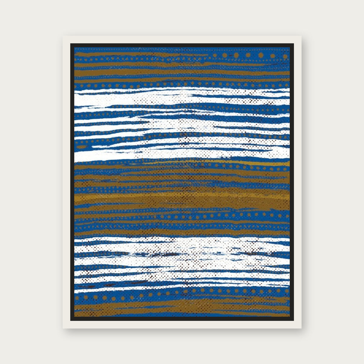 Royal Floating Frame Canvas - White floating frame