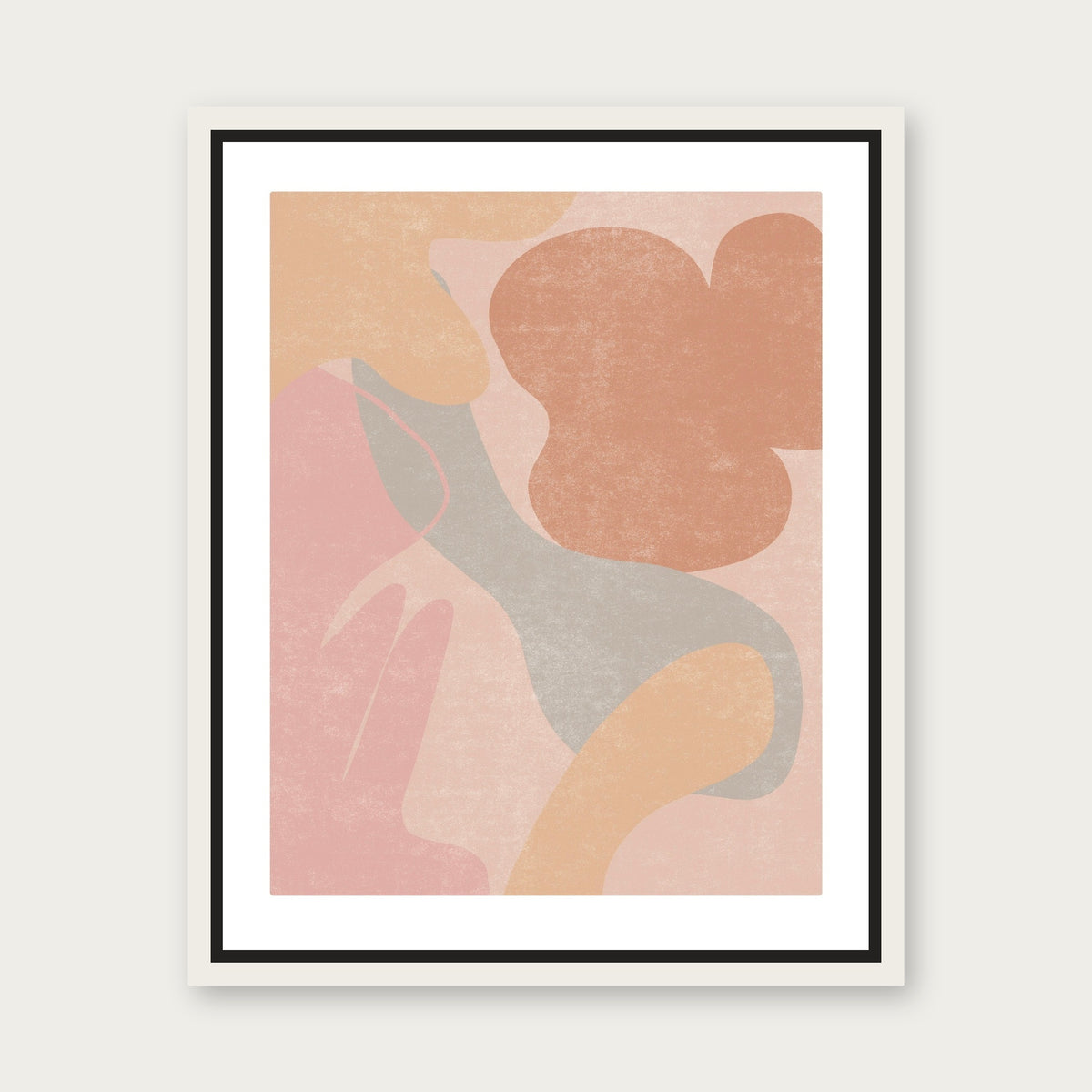 Ruby My Dear 1 Floating Frame Canvas - White floating frame