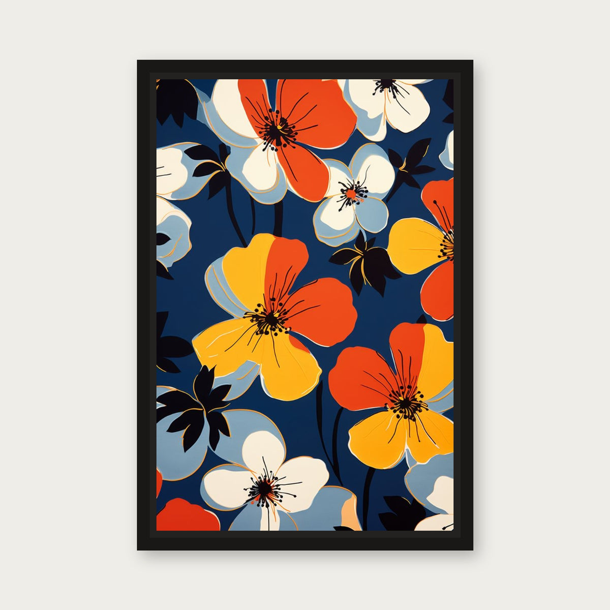 Show Me Floating Frame Canvas - Black floating frame